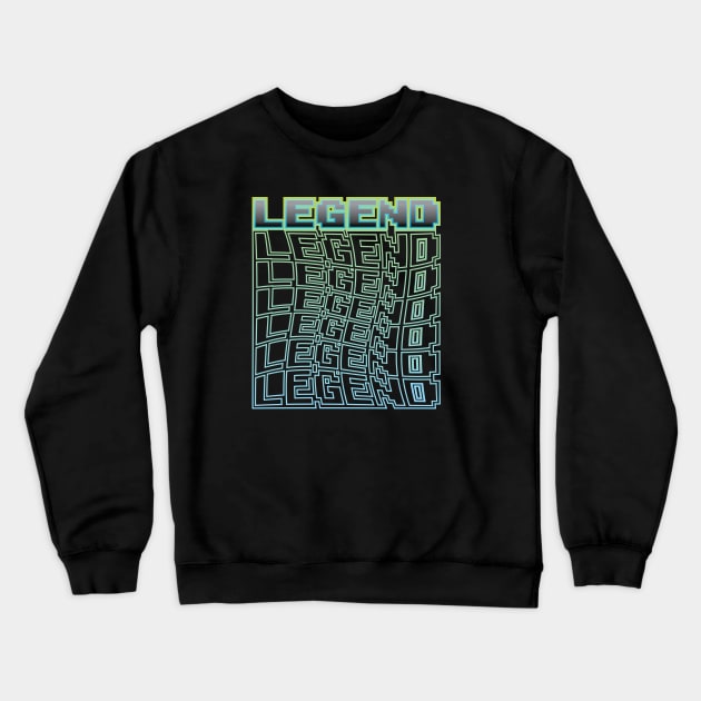 Legend - Blue Edition Crewneck Sweatshirt by Shapetrix